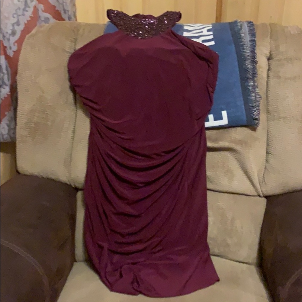 Purple party dress